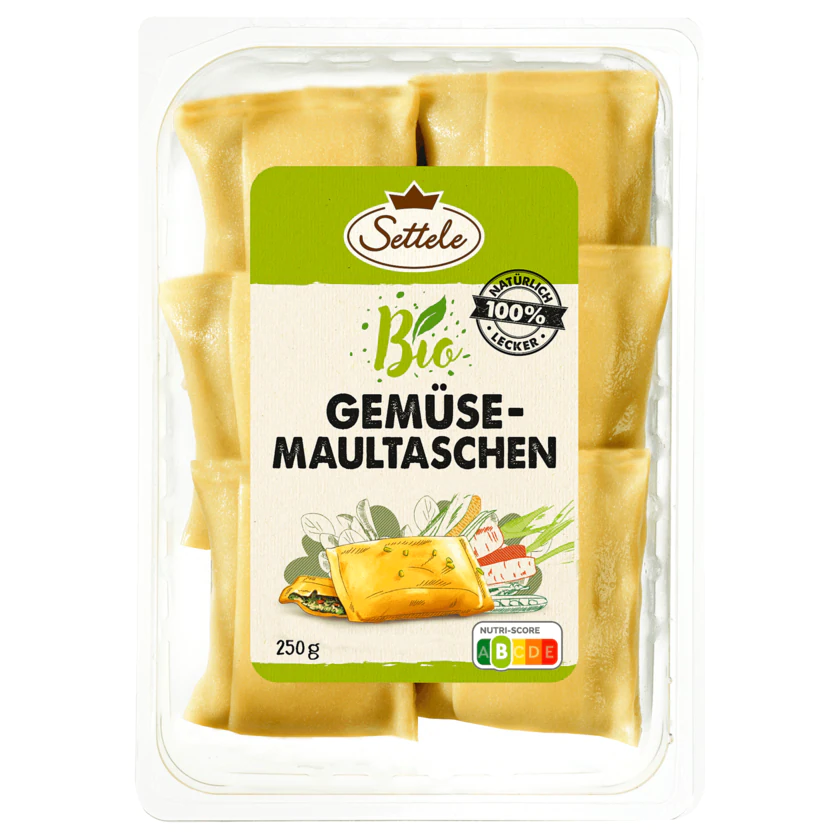 Settele Bio Gemüse Maultaschen 250g - 4006986505108