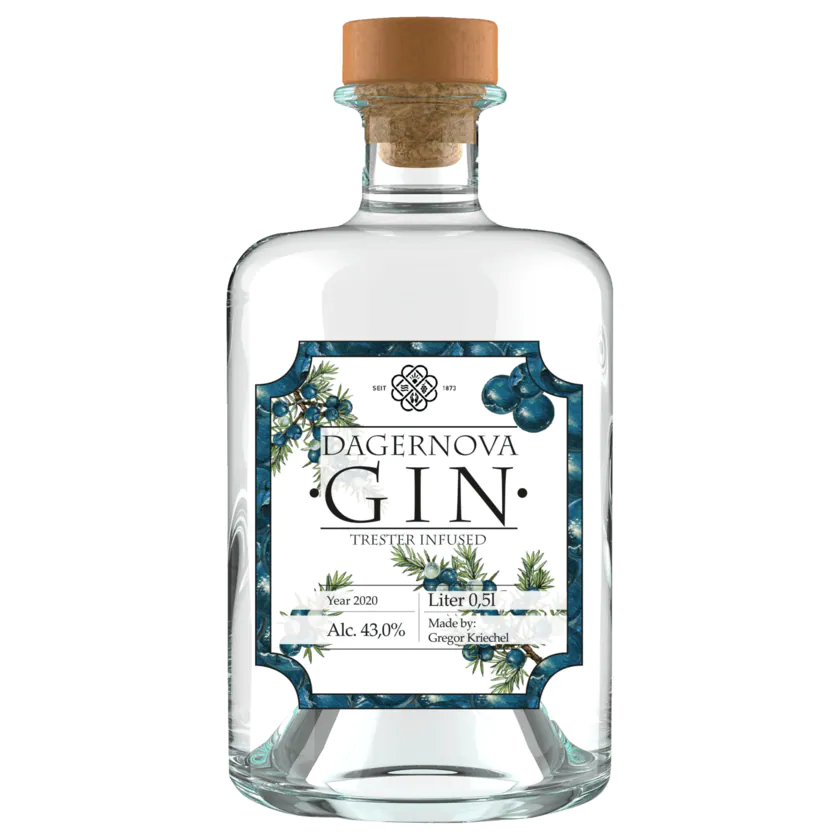 Dagernova Gin Trester Infused 0,5l - 4007245006008