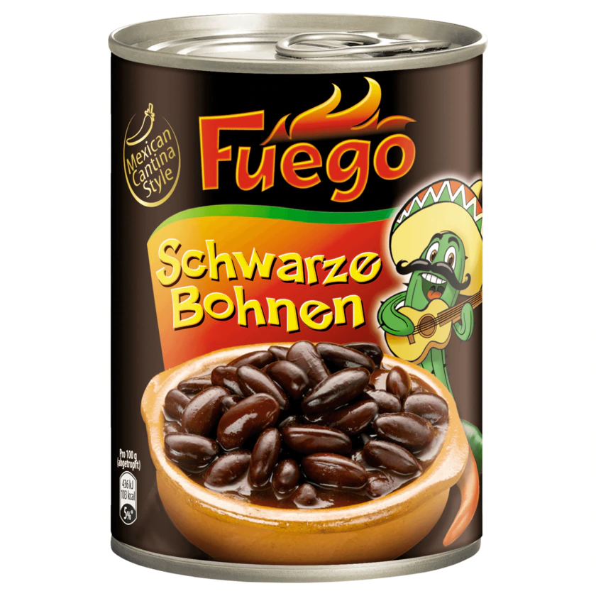 Fuego Schwarze Bohnen 400g - 4007552308963