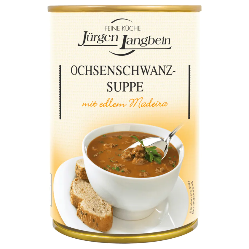 Jürgen Langbein Ochsenschwanz-Suppe 400ml - 4007680104291