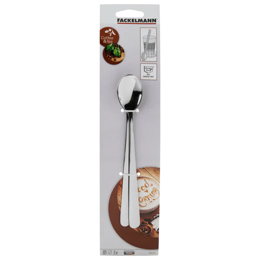 Fackelmann Langstiellöffel 19cm 3 Stück - 4008033414210