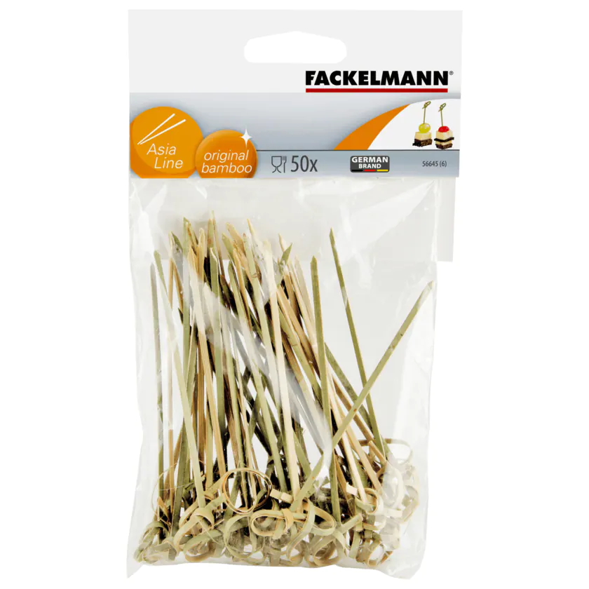 Fackelmann Bambussticks 10cm 50 Stück - 4008033566452