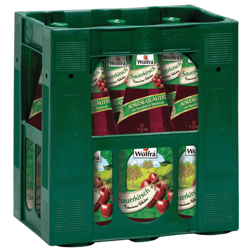 Wolfra Sauerkirschsaft 6x1l - 4008074200872