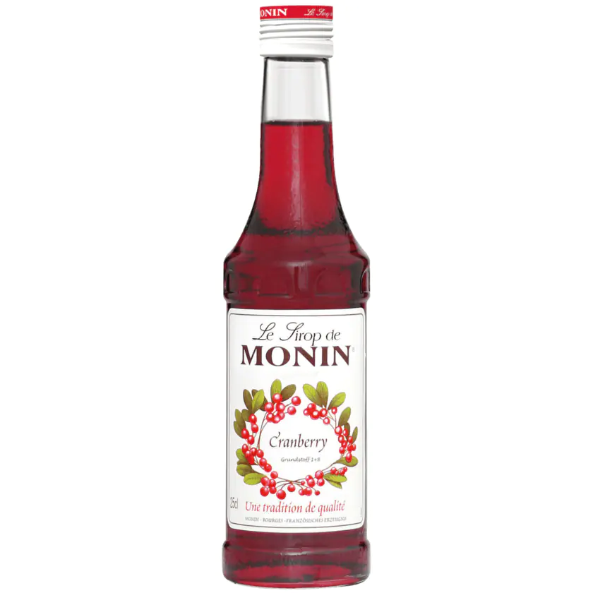 Monin Sirup Cranberry 0,25l - 4008077744298