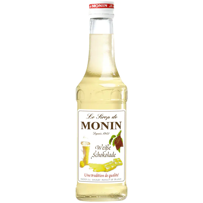 Monin Sirup Weiße Schokolade 0,25l - 4008077744618