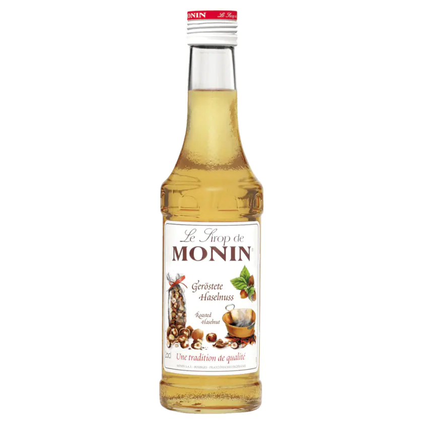 Monin Sirup Geröstete Haselnuss 250ml - 4008077744694