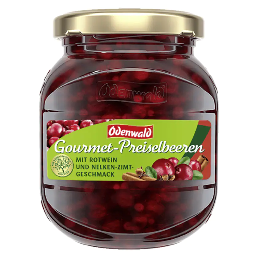 Odenwald Wild-Preiselbeeren Gourmet 212ml - 4008122002885