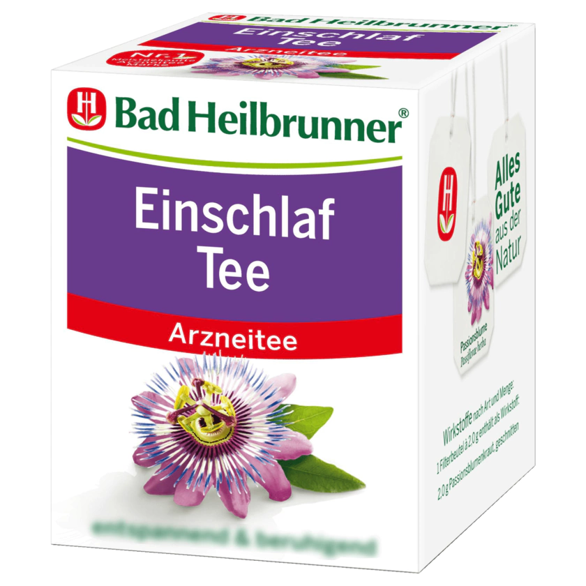 Bad Heilbrunner Arzneitee Einschlaftee 8x2,0g - 8 Beutel - 4008137002375