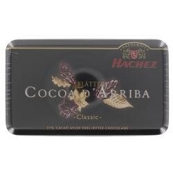 Hachez Braune Blätter Cocoa d'Arriba Classic Edelbitter 77% - 4008155000407