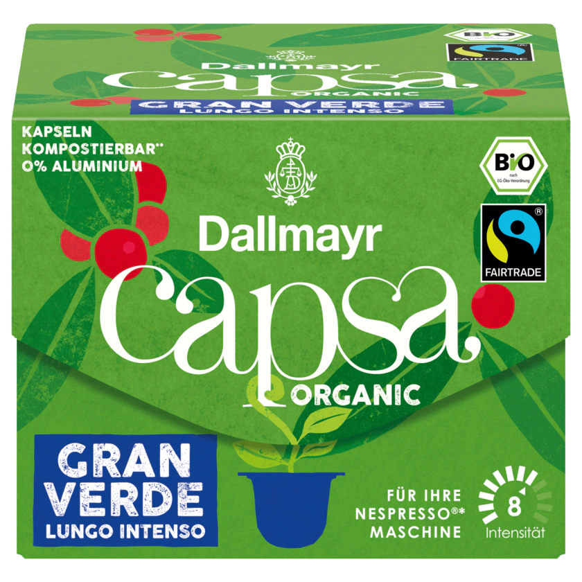 Dallmayr Capsa Bio Lungo Intenso 56g - 4008167009801