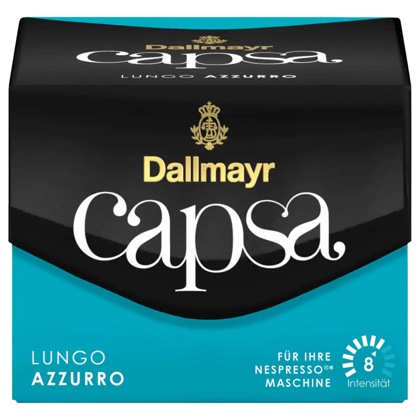 Dallmayr Capsa Lungo Azzurro Intensität 8 Kaffeekapseln 10ST 56G - 4008167010609