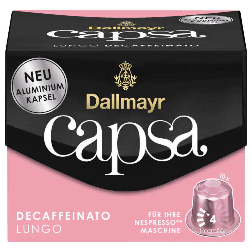 Dallmayr Capsa Decaffeinato Lungo 56g, 10 Kapseln - 4008167012801