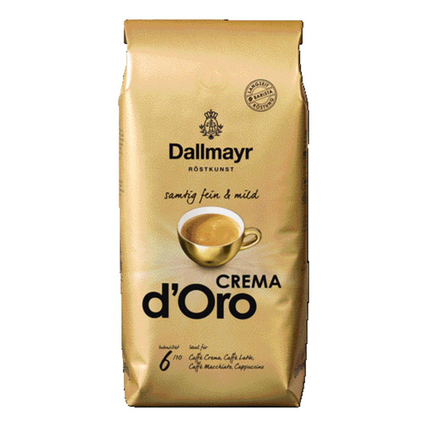 Dallmayr Crema d´Oro Kaffee ganze Bohnen 1 kg - 4008167152729