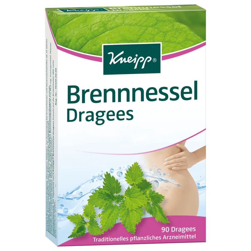 Kneipp Classic Brennessel Dragees Entwässerung 90 Stück - 4008233043135