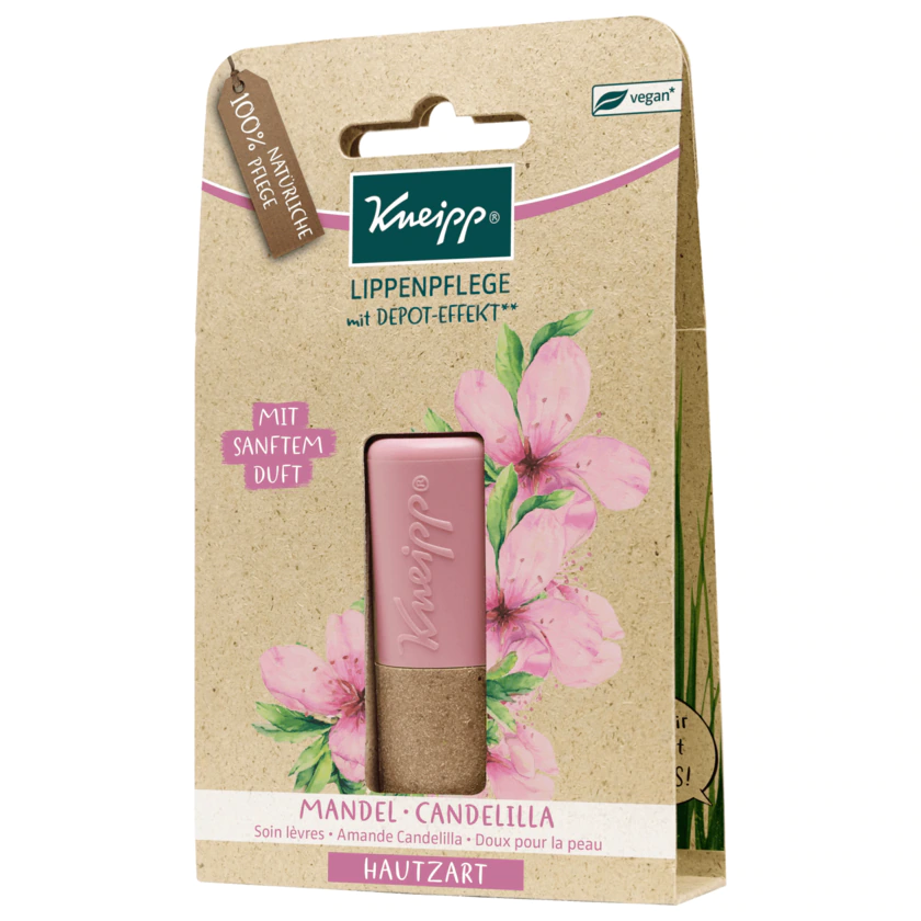 Kneipp Lippenpflege Hautzart Mandel Candelilla 4,7g - 4008233150420