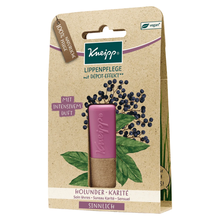 Kneipp Lippenpflege Sinnlich Holunder Karité 4,7g - 4008233150437