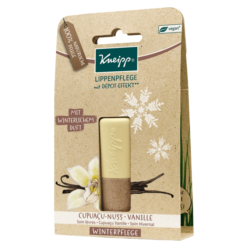 Kneipp Lippenpflege Winterpflege Cupuaçu-Nuss Vanille 4,7 g - 4008233150444