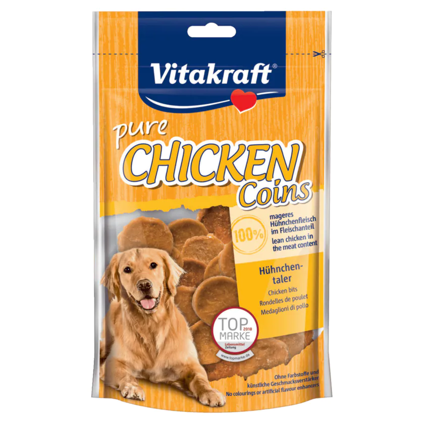 Vitakraft Chicken Hühnchentaler 80g - 4008239140944