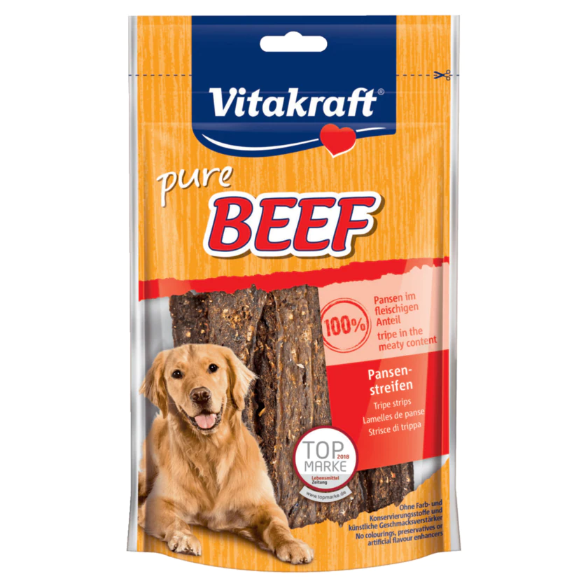 Vitakraft Beef Pansenstreifen 80g - 4008239155870