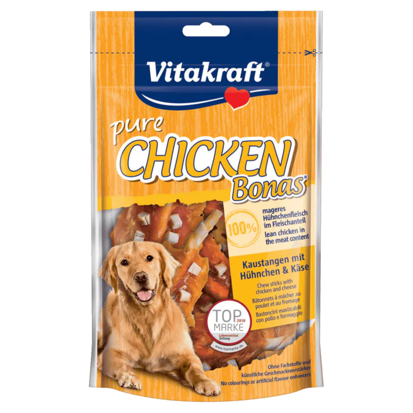 Vitakraft Kaustange Hühnchen & Käse 80g - 4008239166296