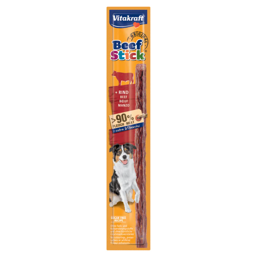 Vitakraft Beef-Stick Original mit Rind 1 Stück - 4008239230096