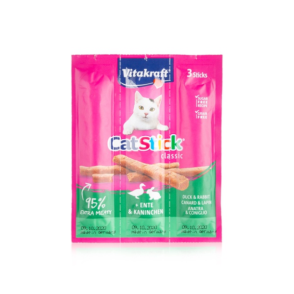 Vitakraft Vita duck & rabbit cat stick x3 - Waitrose UAE & Partners - 4008239241900