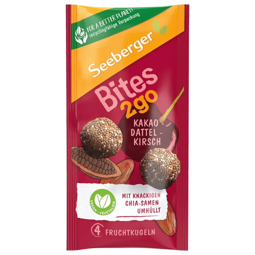 Seeberger Bites2go Kakao-Dattel-Kirsch vegan 38g - 4008258435021