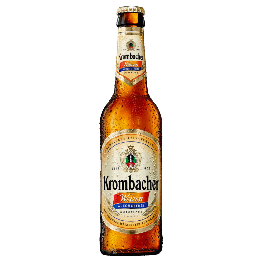 Krombacher Weizen Alkoholfrei Naturtrüb - 4008287064025
