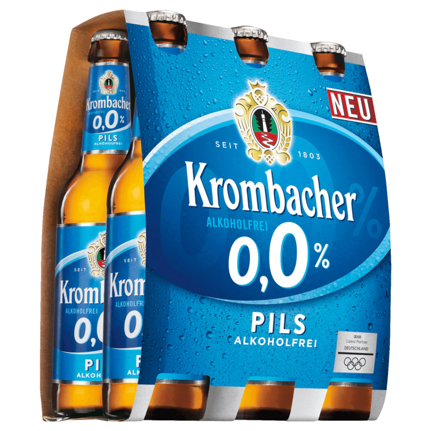 Krombacher Pils alkoholfrei 6x0,33l - 4008287914504