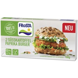 Frosta 2 Süßkartoffel-Paprika Burger - 4008366012619