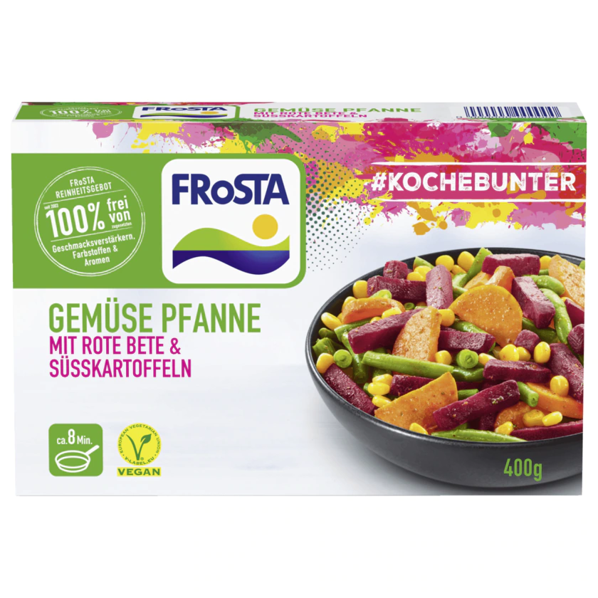 Frosta Gemüse Pfanne mit Rote Bete & Süsskartoffeln 400g - 4008366016129