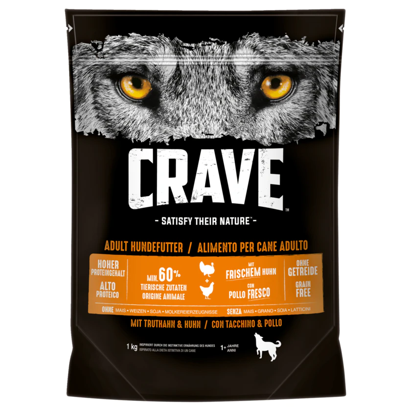 Crave Truthahn & Huhn Adult 1000g - 4008429114588