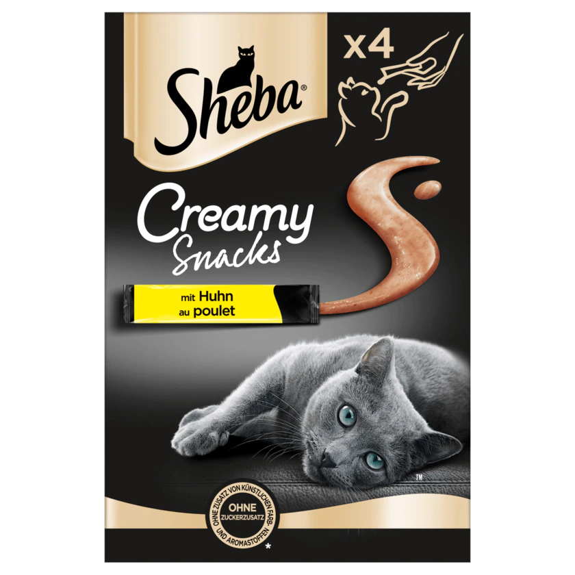 Sheba Katzensnack Creamy Snacks mit Huhn 4x12g - 4008429140662