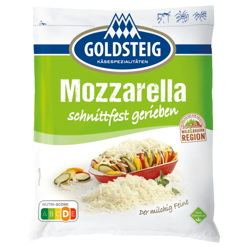 Goldsteig Mozzarella gerieben 200g - 4008432027103