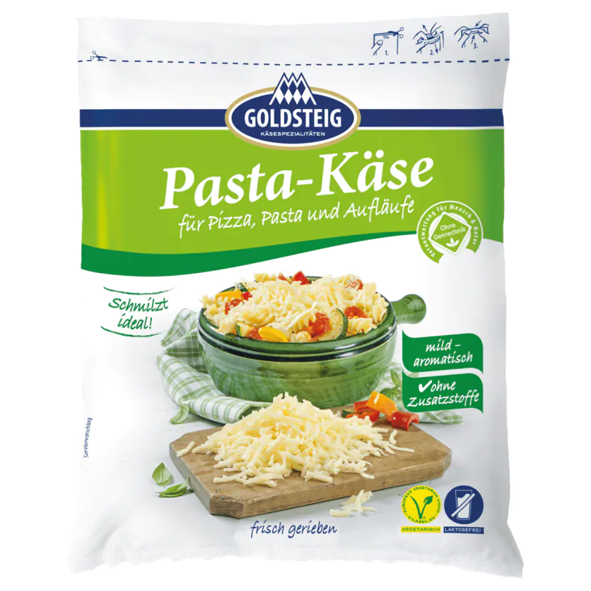 Goldsteig Pasta-Käse gerieben 150g - 4008432086094