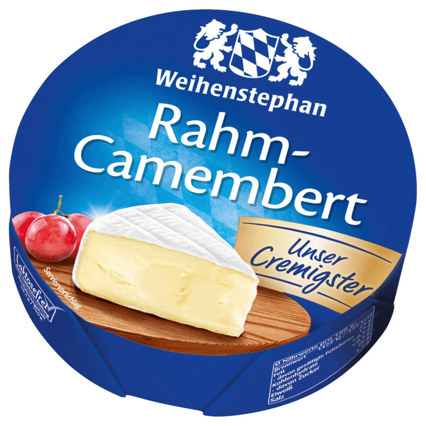 Weihenstephan Rahm-Camembert 125g - 4008452010277