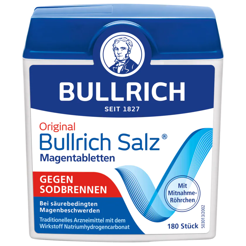 Bullrich Salz Magentabletten 180 Stück - 4008455037615