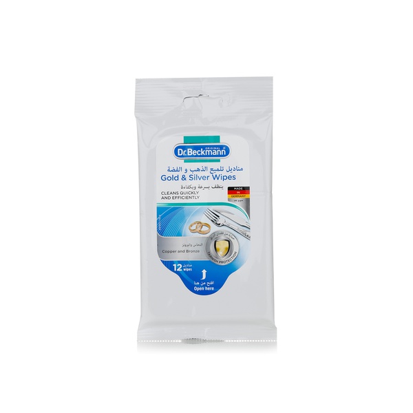 Dr. Beckmann gold & silver wipes 12s - Waitrose UAE & Partners - 4008455413020