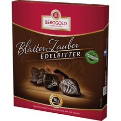 Berggold Blätterzauber - Edelbitter 70 %, 150g - 4008468077028