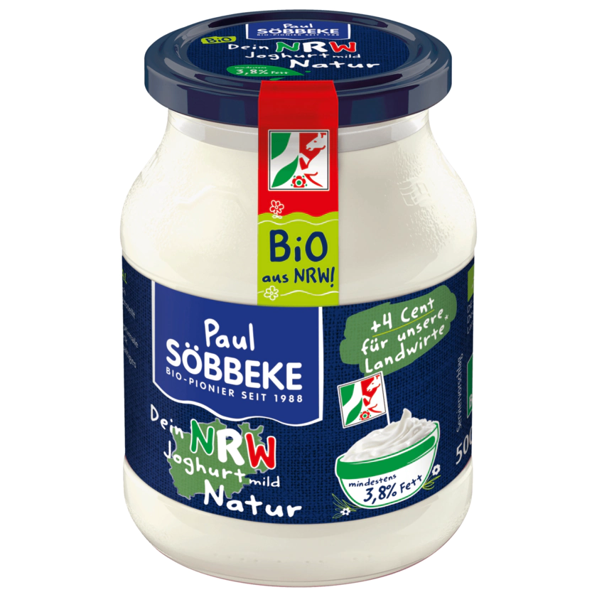 Paul Söbbeke Bio Joghurt mild 500g - 4008471492849
