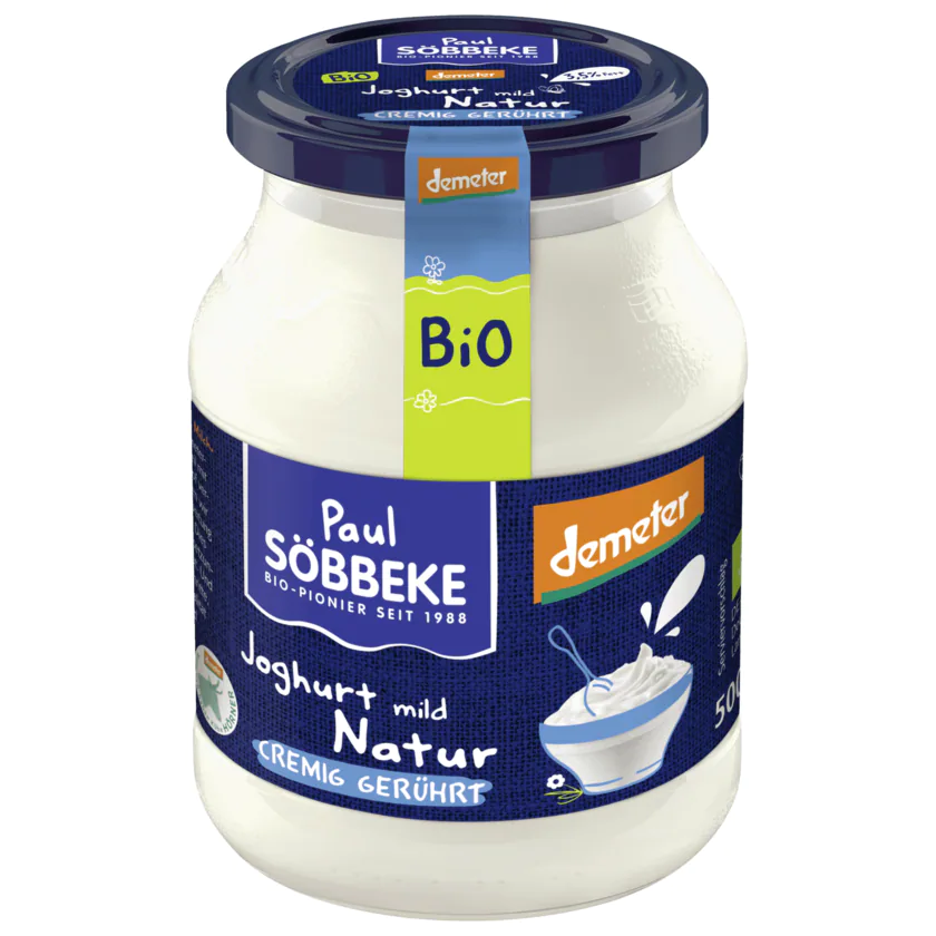 Paul Söbbeke Demeter Bio Joghurt 500g - 4008471498414