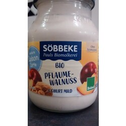 Söbbeke Bio Pflaume-Walnuss Joghurt mild - 4008471508410