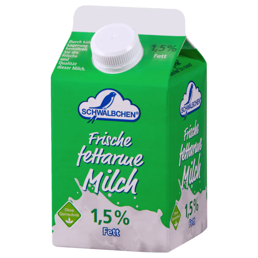 Schwälbchen Frische fettarme Milch 1,5% 0,5l - 4008534001216
