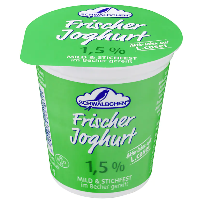 Schwälbchen Frischer Joghurt mild 1,5% 150g - 4008534040611