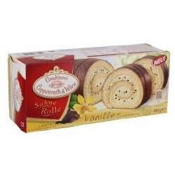 Coppenrath & Wiese Sahne-Rolle Vanille mit Schokoladenüberzug - 4008577000252