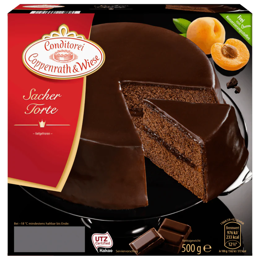 Coppenrath & Wiese Sacher Torte 500g - 4008577000368