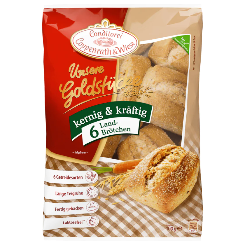 Unsere Goldstücke - 6 Land-Brötchen - 4008577006223