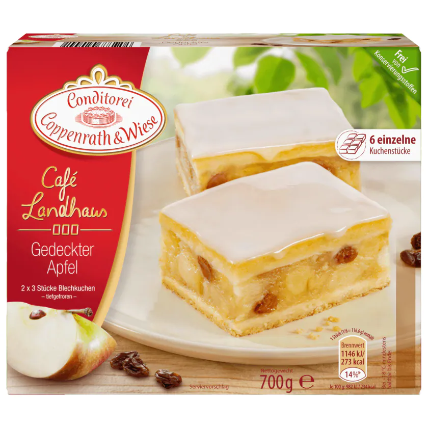 Coppenrath & Wiese Café Landhaus Gedeckter Apfel 700g - 4008577020441