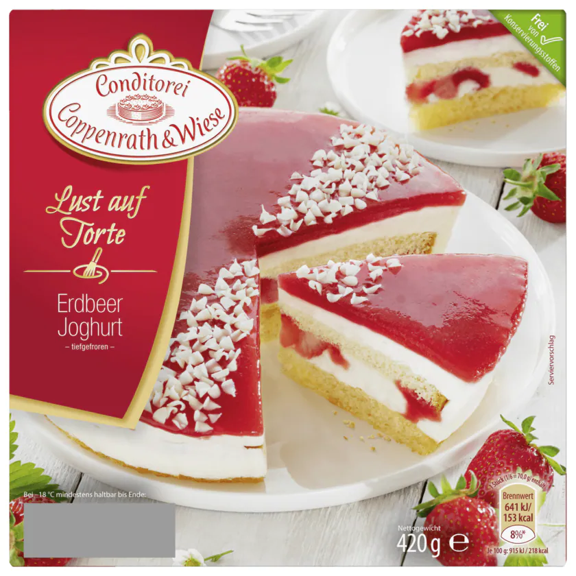 Coppenrath & Wiese Erdbeer-Joghurt Torte 420g - 4008577020625