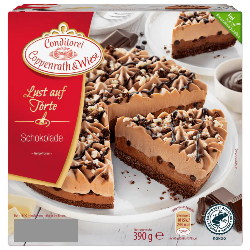 Coppenrath & Wiese Lust auf Torte Schokolade 390g - 4008577020632